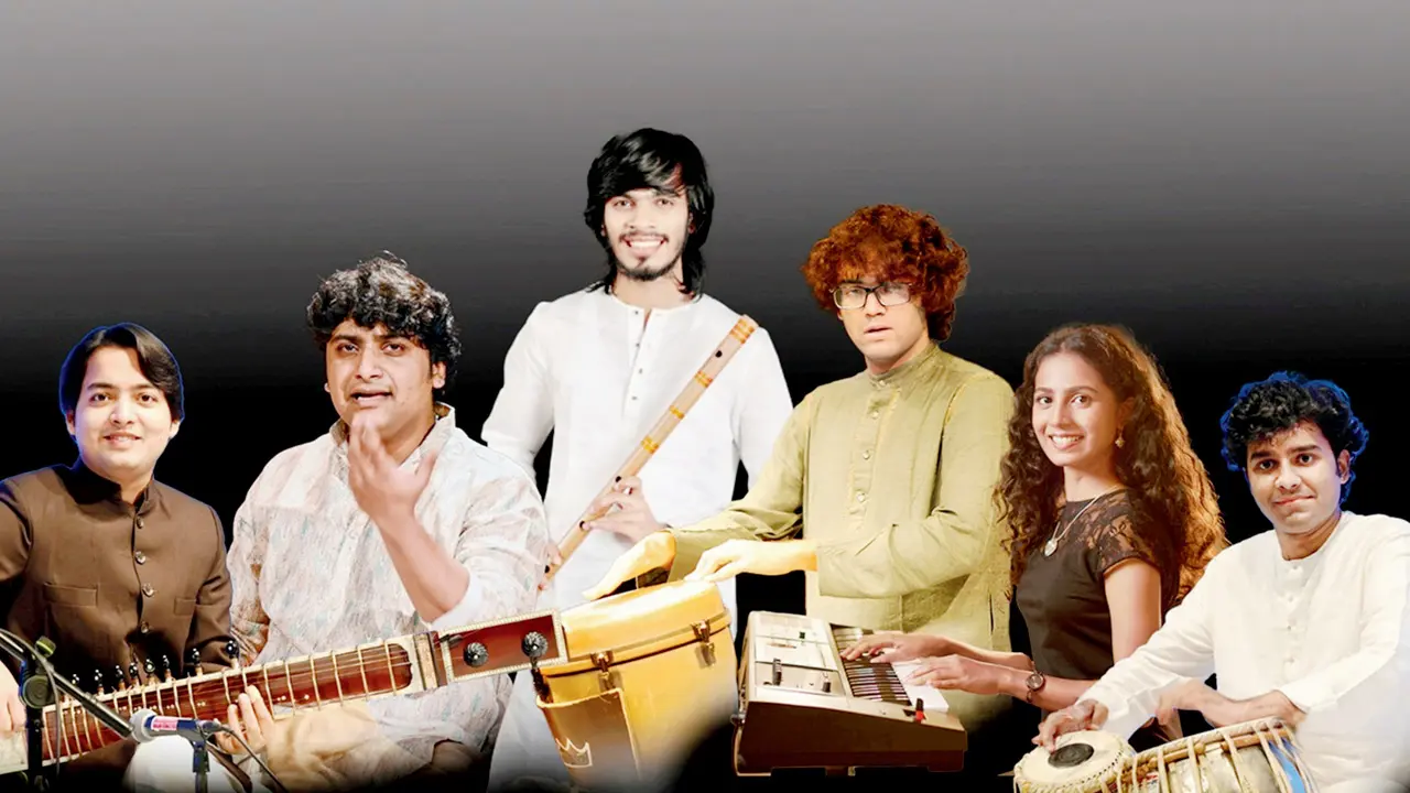 (From left) Mehtab Ali Niazi; Siddhartha Belmannu, S Akash; Shikarnaad Qureshi; Kaushiki Joglekar, and Ishaan Ghosh