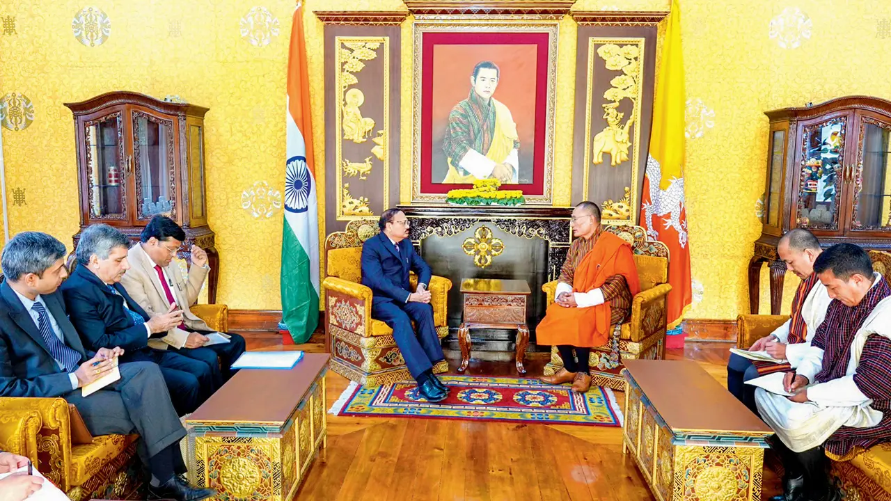 CJI Surya Kant meets Bhutan king, PM