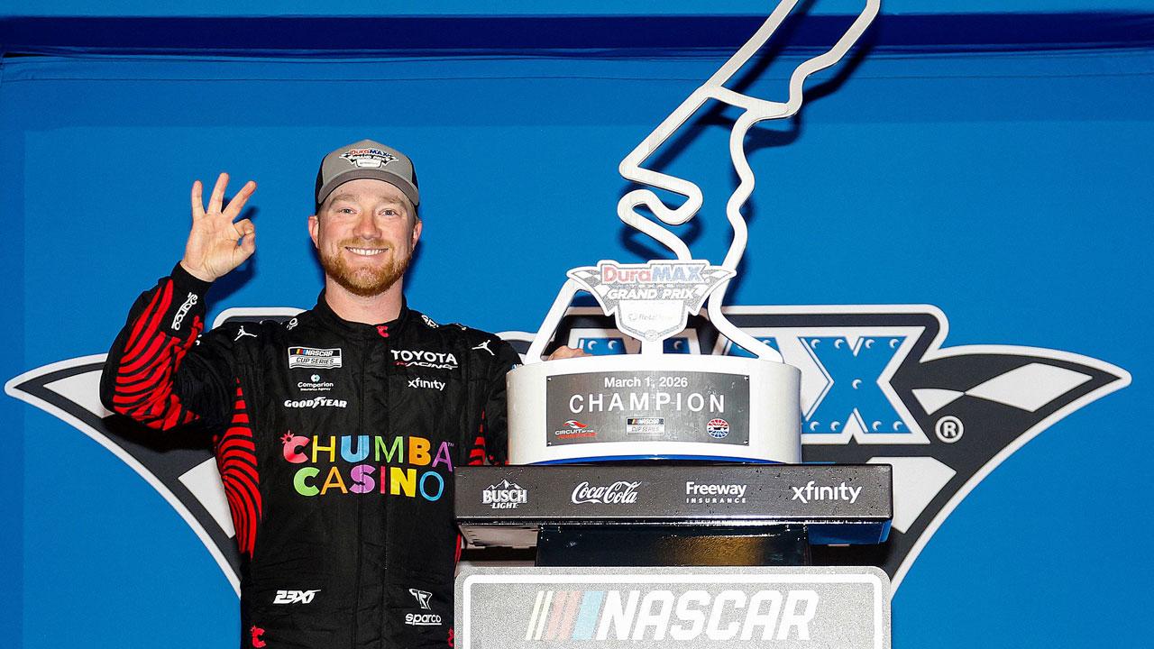 Tyler Reddick makes NASCAR history at COTA with 3rd straight win to start the se