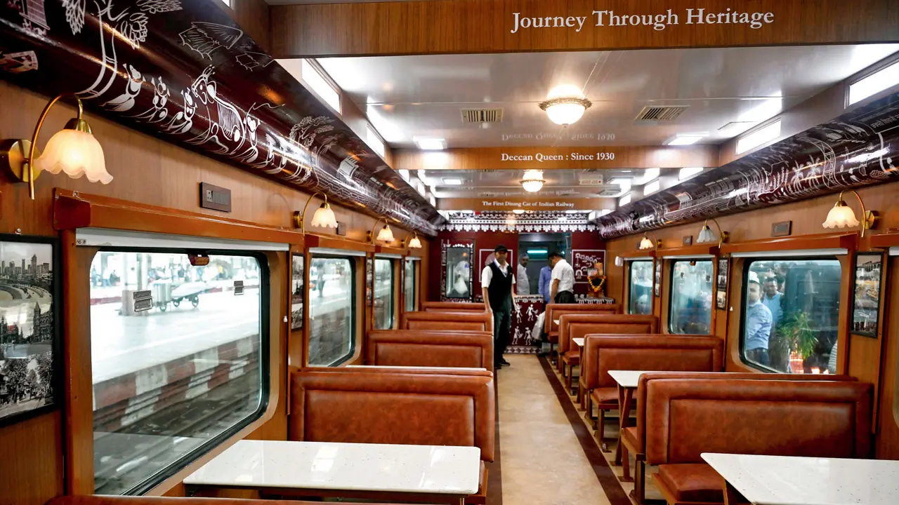 Deccan Queen’s revamped dining car brings Victorian-era luxury onboard
