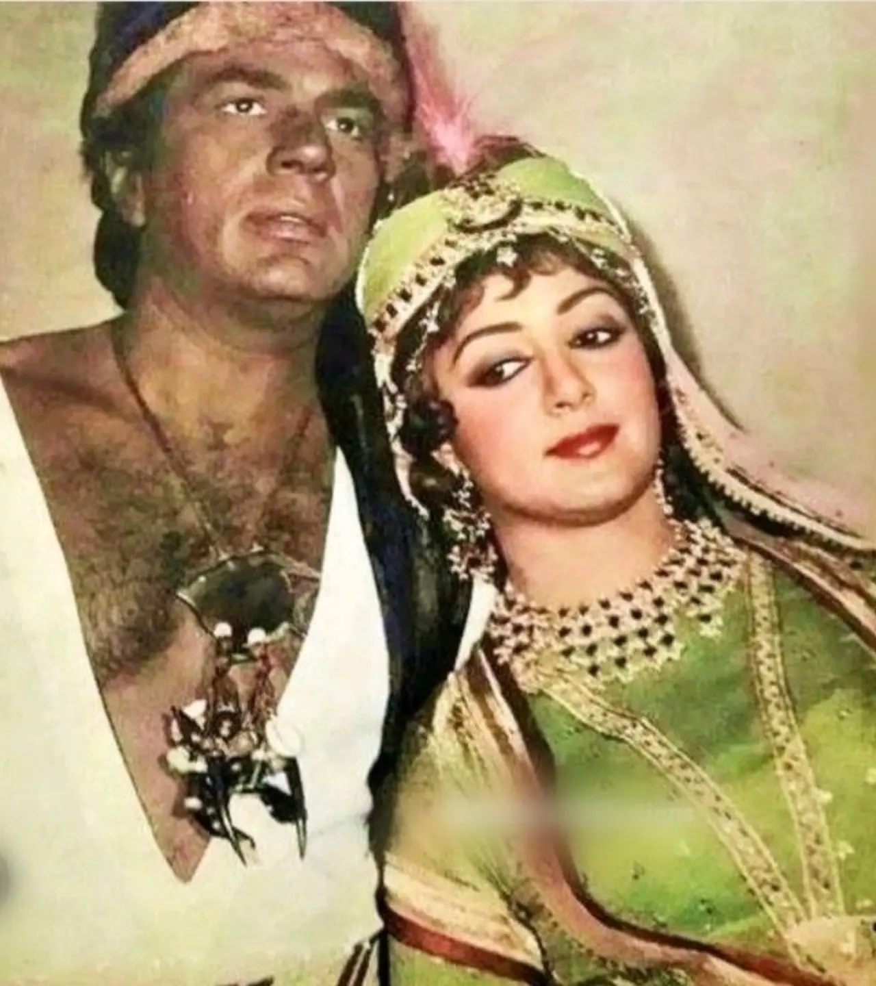 Hema Malini starred as the titular lead in the 1983 historical drama Razia Sultan, directed by Kamal Amrohi. She played Razia Bano, the first woman to rule the Delhi Sultanate (1236–1240), acting opposite Dharmendra (as Jamal-ud-Din Yakut) and Parveen Babi.