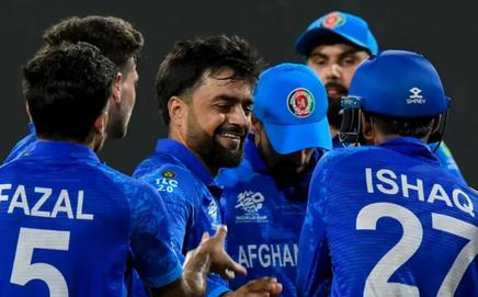 Afghanistan players celebrate a wicket during an international match (Pic: File Pic)