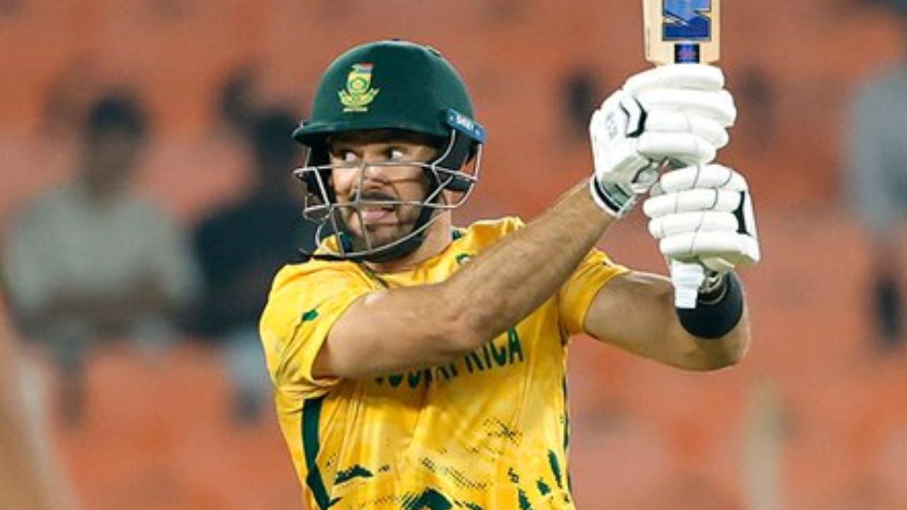 Ahead of the match, South Africa's skipper Aiden Markram is 52 runs shy of completing 2000 runs in the shortest format of the game (Pic: X/@ICC)