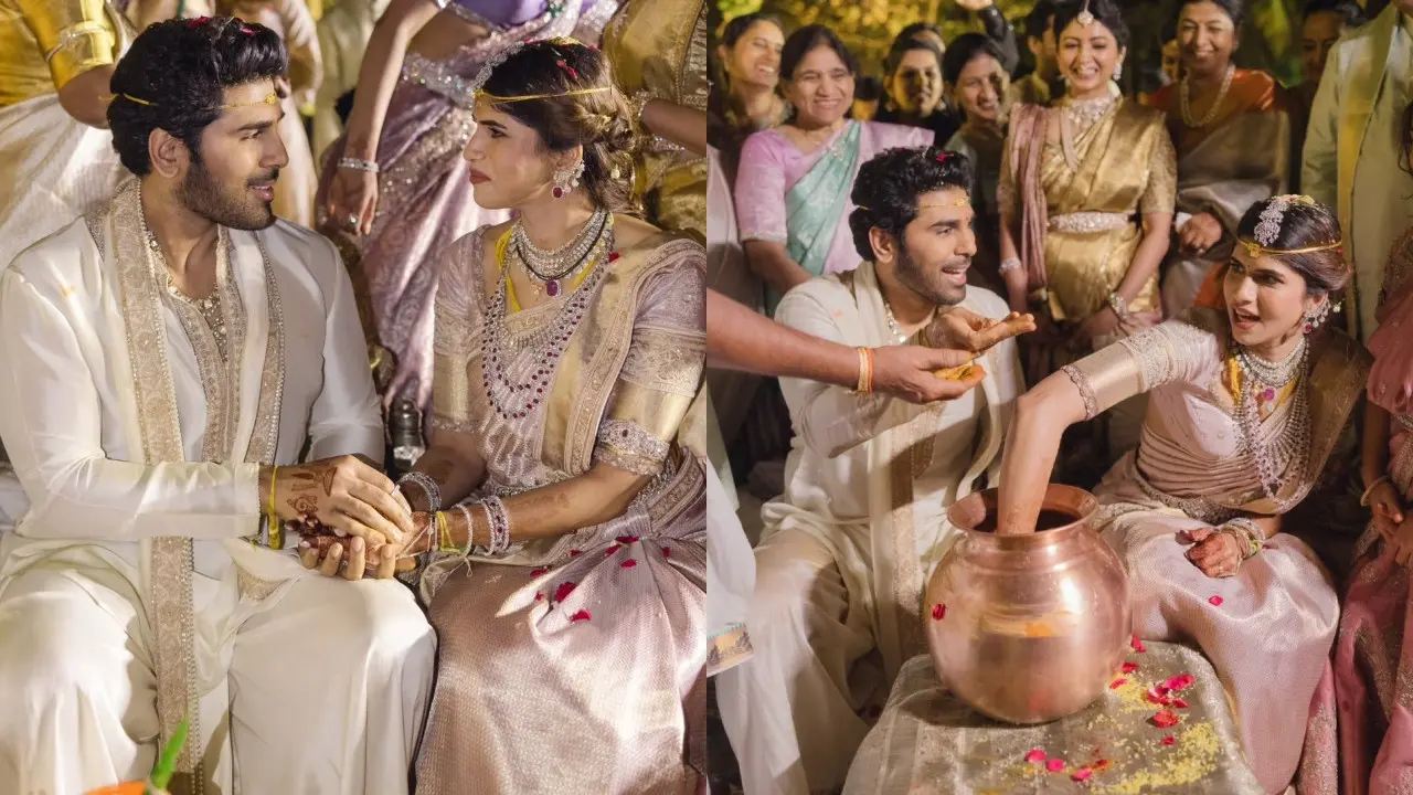 Wedding photos of Allu Sirish and Nayanika Reddy are straight out of a fairytale