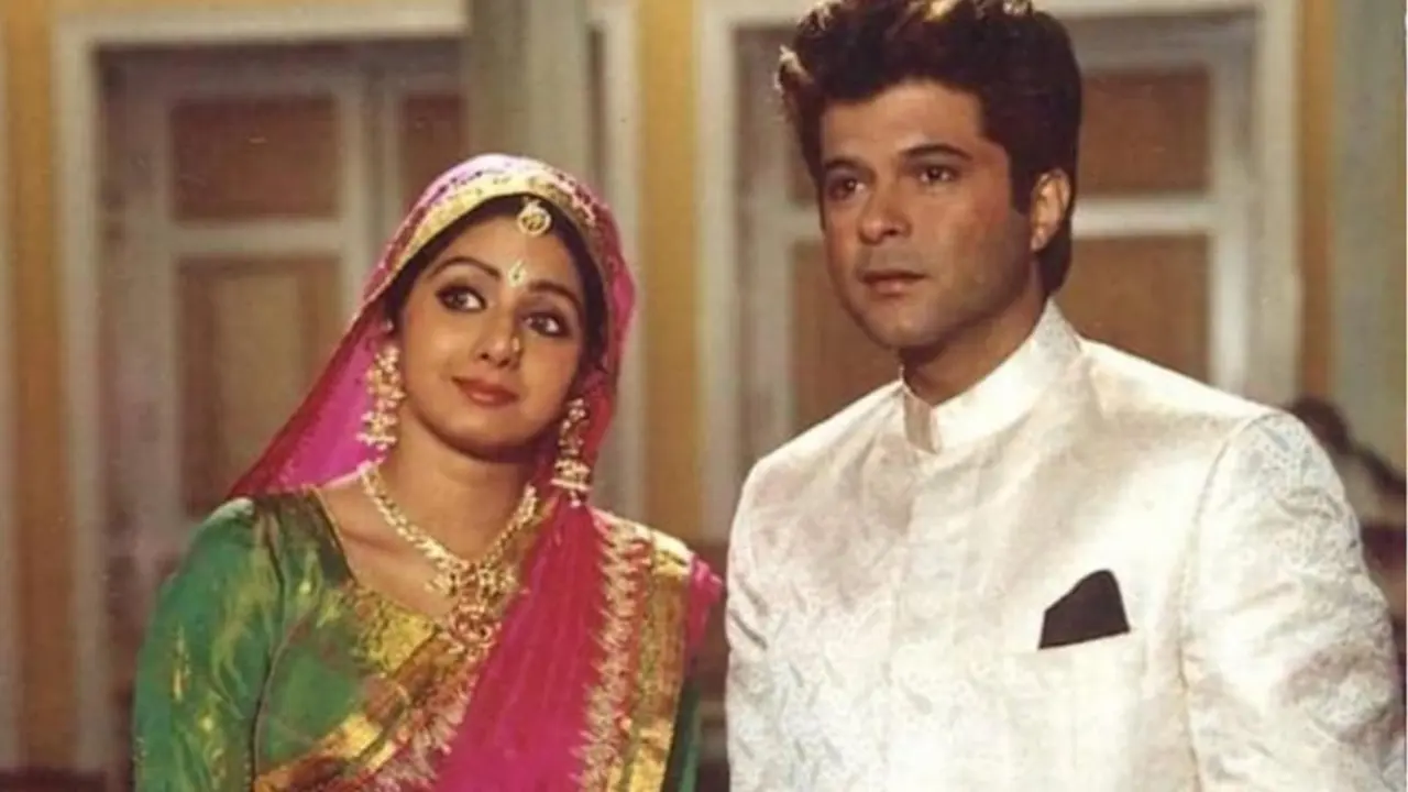 Lamhe
Directed by Yash Chopra that explores love across generations. Starring Anil Kapoor and Sridevi in a double role, the film tells the unconventional story of a man who falls in love with a woman and later with her daughter. Though ahead of its time, Lamhe is now regarded as one of Bollywood’s most daring and beautifully crafted love stories.