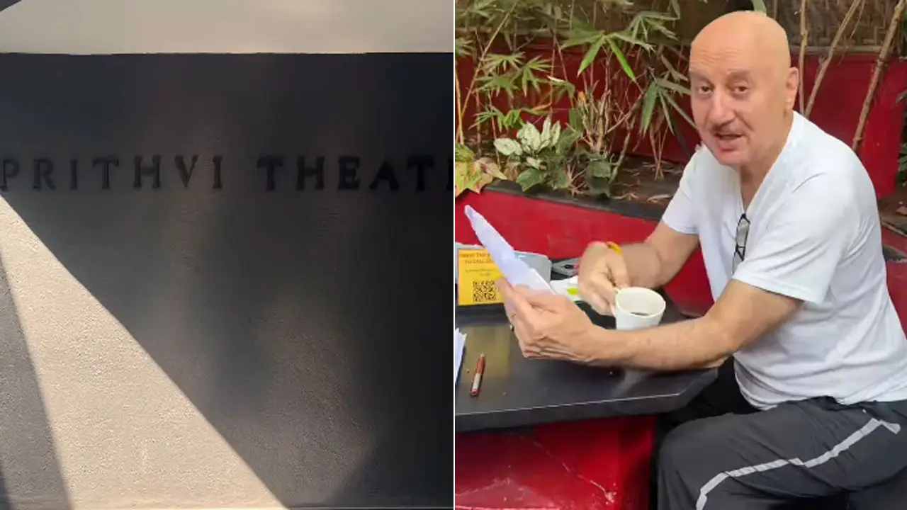 Anupam Kher revisits Prithvi Theatre ahead of Jaane Pehchaane Anjaane