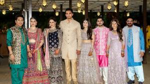 IN PHOTOS: Arjun Tendulkar, Saaniya Chandhok celebrate mehendi and sangeet