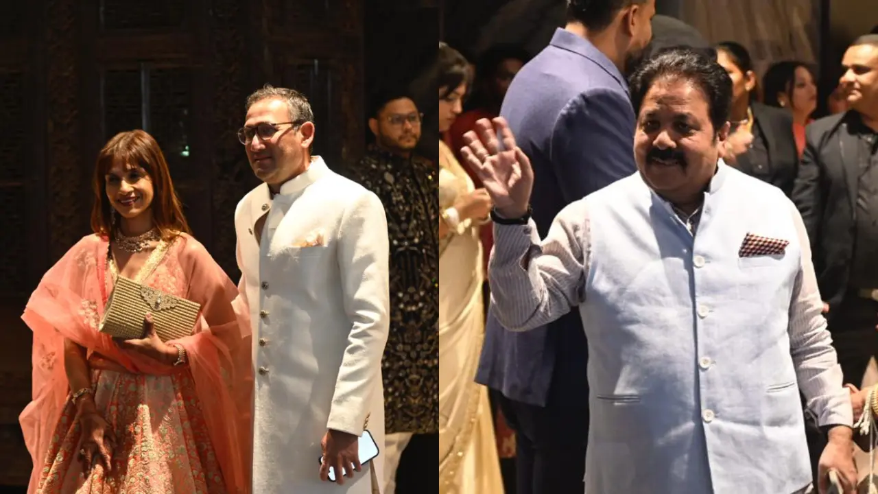 Team India's chief selector Ajit Agarkar and the Board of Control for Cricket in India (BCCI) vice-president Rajeev Shukla were also among the invitees for the event