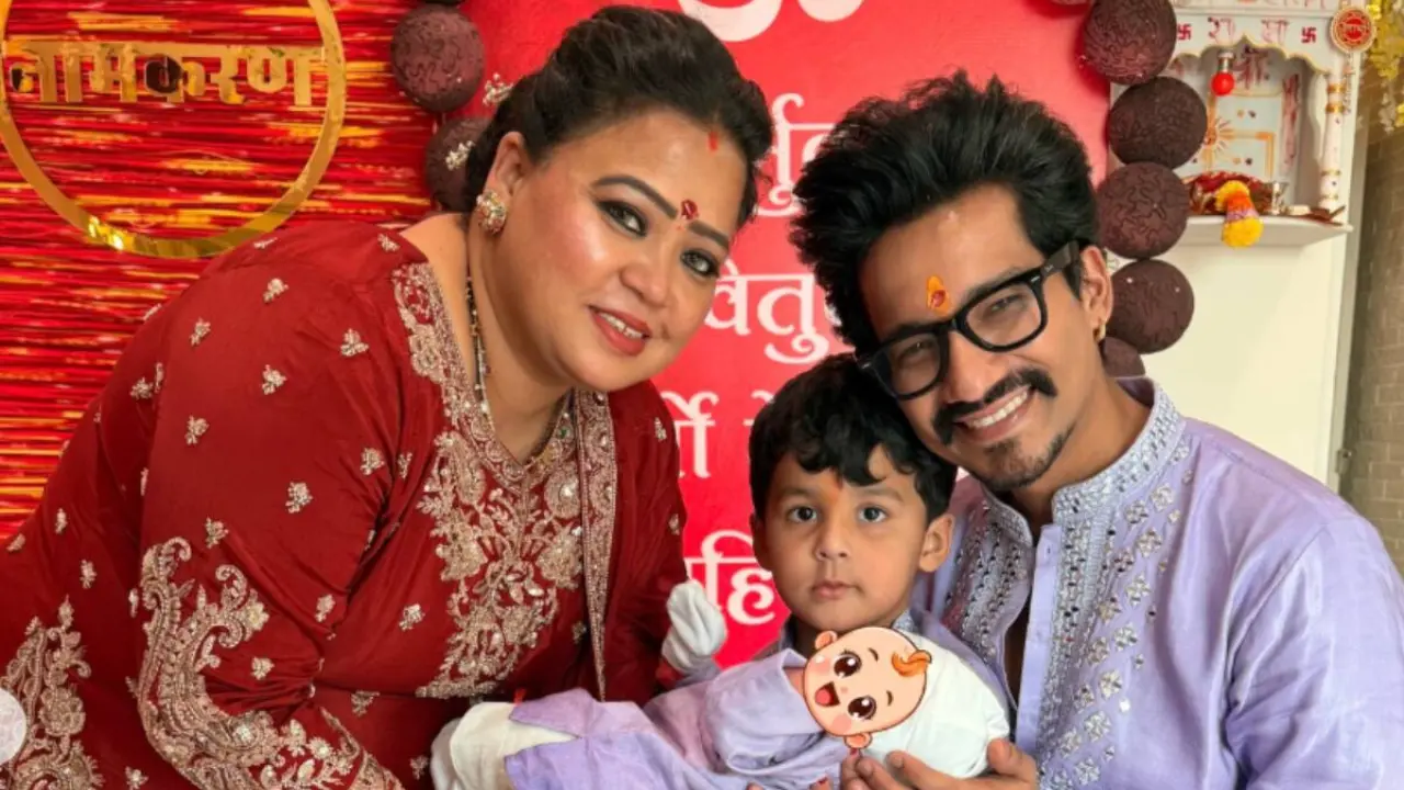 Bharti Singh and Haarsh Limbachiyaa reveals son Yashveer's face