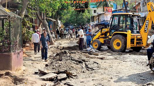BMC lowers road level near ISKCON temple Mumbai after waterlogging concerns