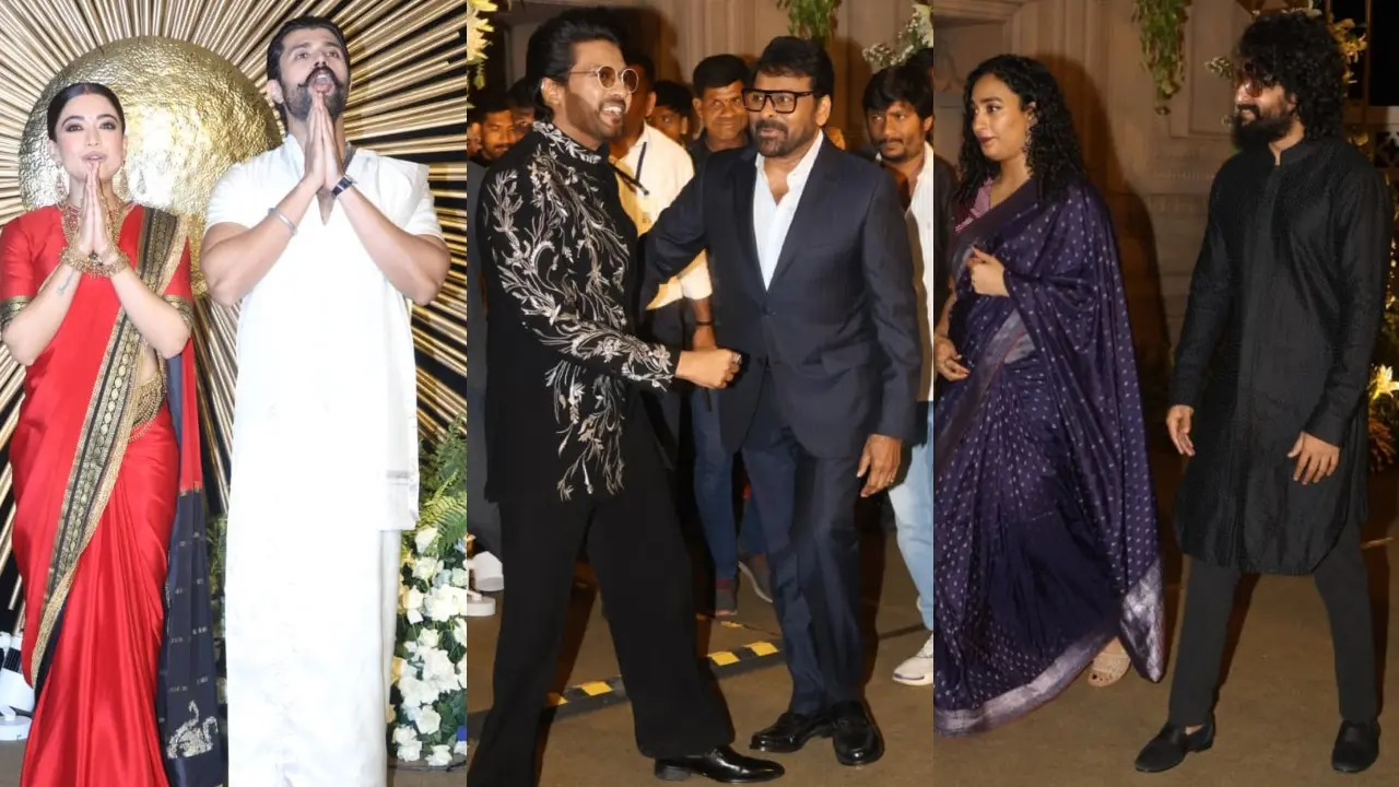 Vijay–Rashmika wedding reception: Chiranjeevi, Nani, and others attend