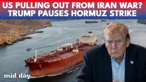 Trump HITS PAUSE on Hormuz Strike | US Eyes EXIT as Iran Standoff  Intensifies