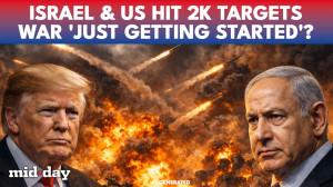 Trump Warns Iran Is ‘Out of Control’ After US-Israel Strikes, Destroy 20+ Ships