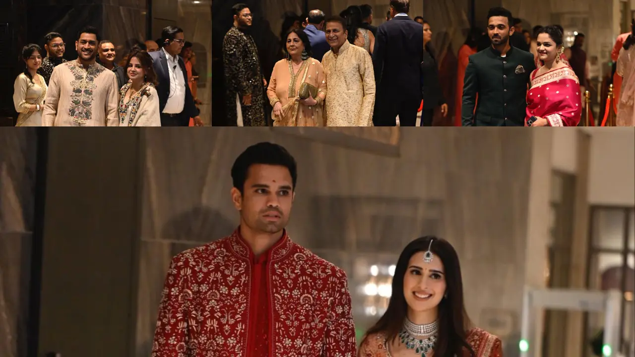 Cricket fraternity lights up Arjun Tendulkar-Saaniya Chandhok's wedding