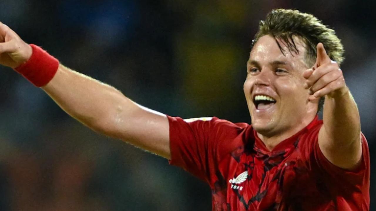 Sam Curran was England's last hope put he too parished looking to take on Hardik Pandya. Curran was caught at deep mid-wicket by Tilak Verma as India edged closer to a thrilling win.