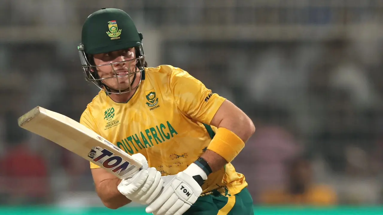 Ryan Rickelton was dismissed on a one-ball duck. Dewald Brevis managed to score a crucial 34 runs off just 27 deliveries. His knock was laced with three boundaries and two maximums. David Miller also returned with six runs in six balls (Pic: X/@ProteasMenCSA)