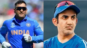 'Smile looks great on you' says MS Dhoni to Gautam Gambhir in a message