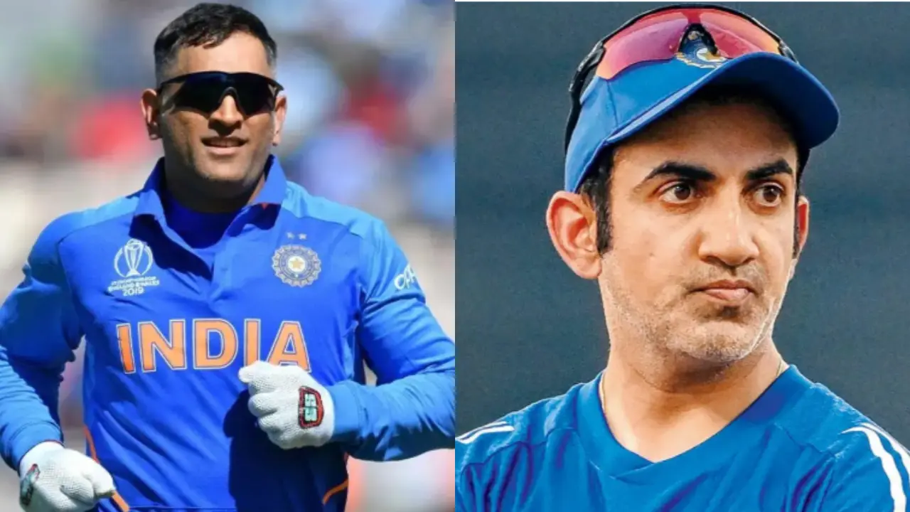 Coach Gautam Gambhir reacts to MS Dhoni's congratulatory post on Instagram