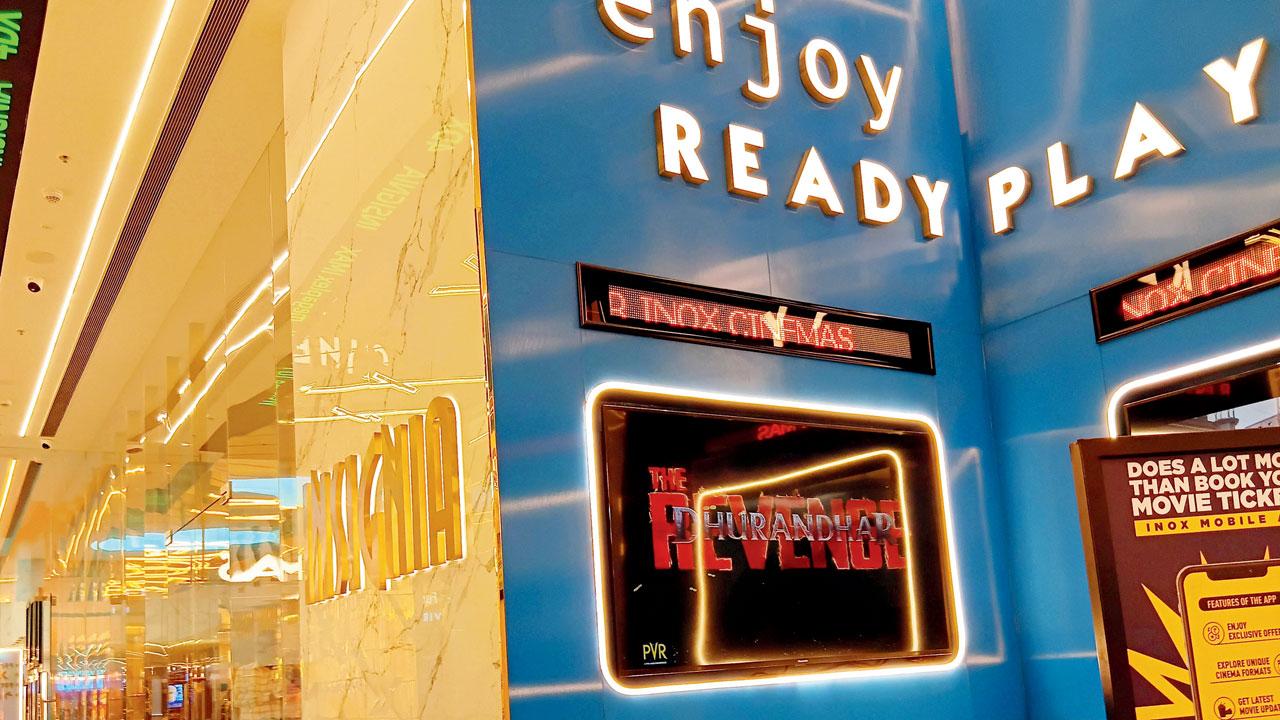 Premium evening and late-night shows of paid previews are priced between Rs 2200 and Rs 2500 in Inox Megaplex in Sky City, Borivali