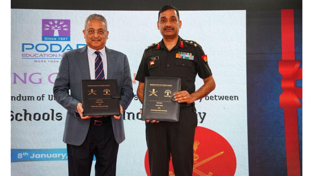 Podar International Schools Introduce Armed Forces Scholarship Programme with Indian Armed Forces