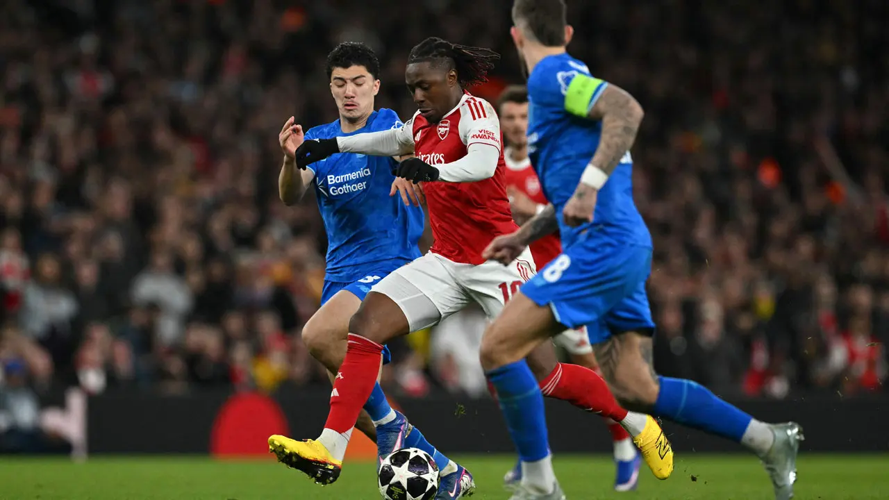 Champions League: Arteta hails 'magical' Eze after Arsenal star sinks Leverkusen