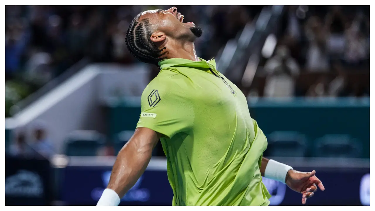 Arthur Fils saved four match points to reach his first Masters 100 semifinal in a three-set win over Tommy Paul. The Frenchman defeated Paul 6-7, 7-6, 7-6 after two hours and 49 minutes