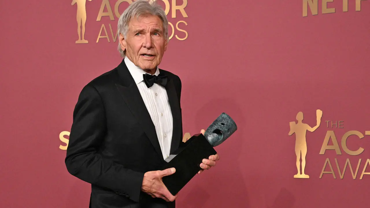 Harrison Ford reflects on 15 years of struggle as he wins Life Achievement Award