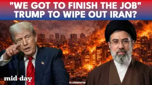 Trump Warns Iran of Devastating Strike, Says U.S. Troops “Not Leaving Yet”