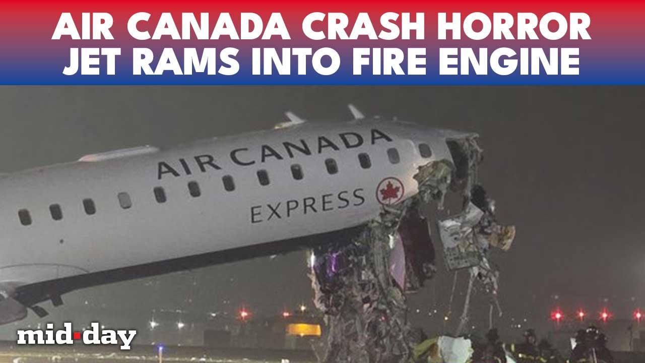 LaGuardia Nightmare: Air Canada Express SLAMS Into Fire Truck, Multiple Injuries