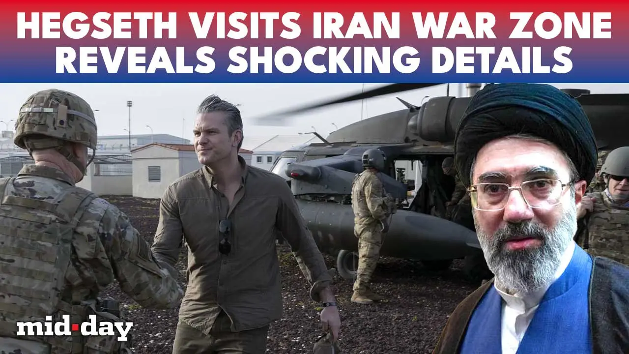 Iran's military collapsing? Hegseth visits war zone, claims decisive phase ahead