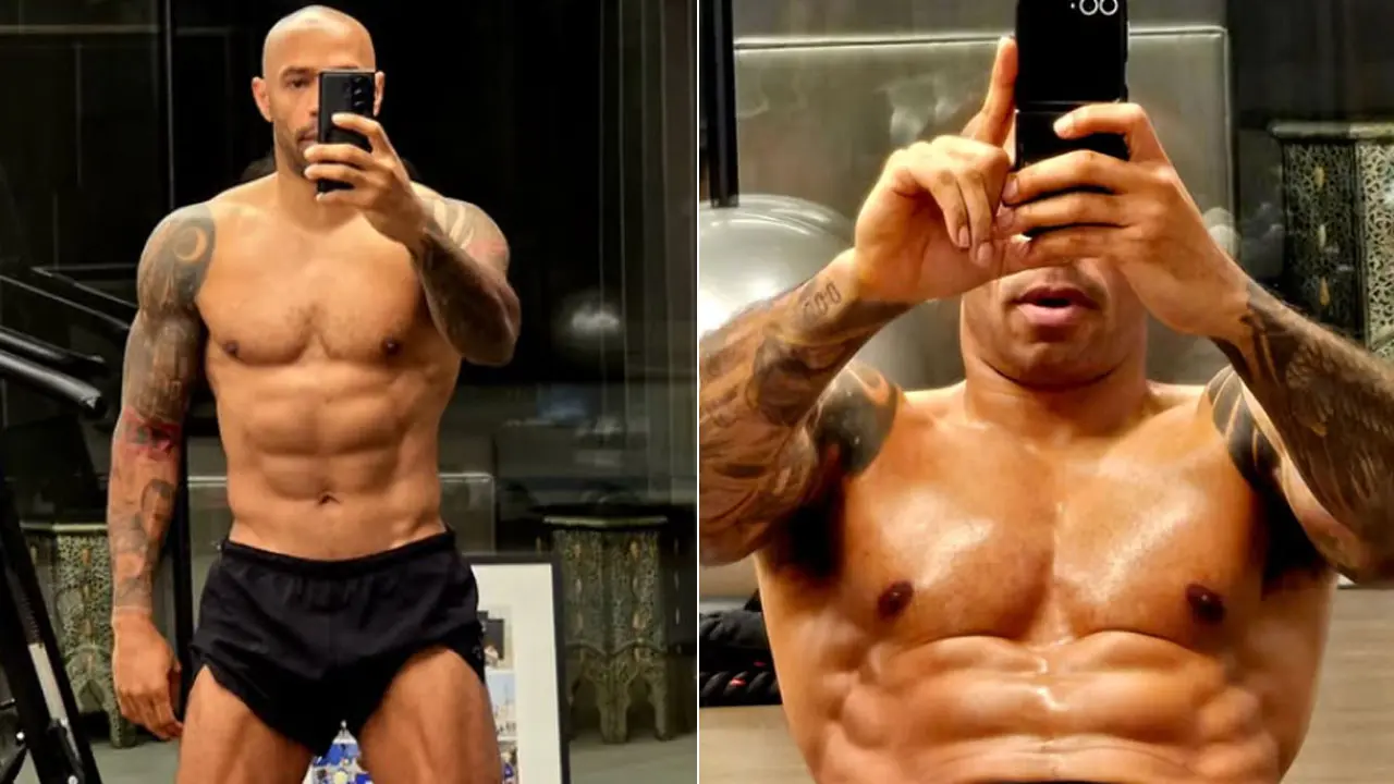 Thierry Henry shows off his gym routine on Instagram