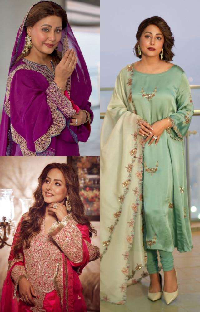 Eid 2026: Take festive fashion inspo from Hina Khan
