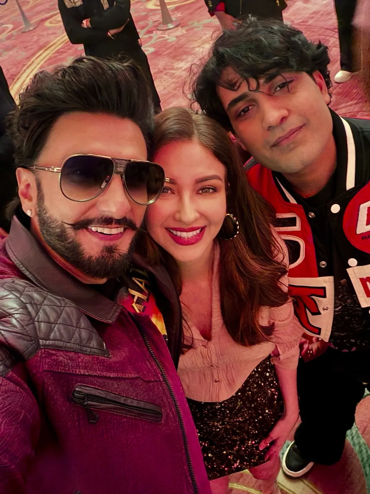 Saumya also shared a selfie with Ranveer Singh from the screening bash. Videos of Ranveer dancing on FA9LA at the event have been going viral on social media.