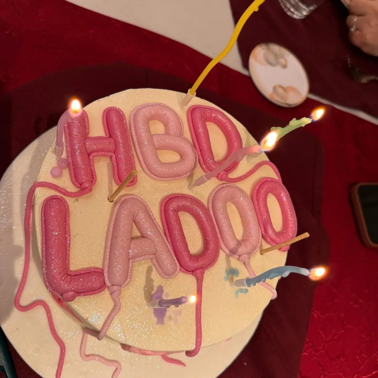 Janhvi on her Instagram page shared a picture of another birthday cake, which had the words 