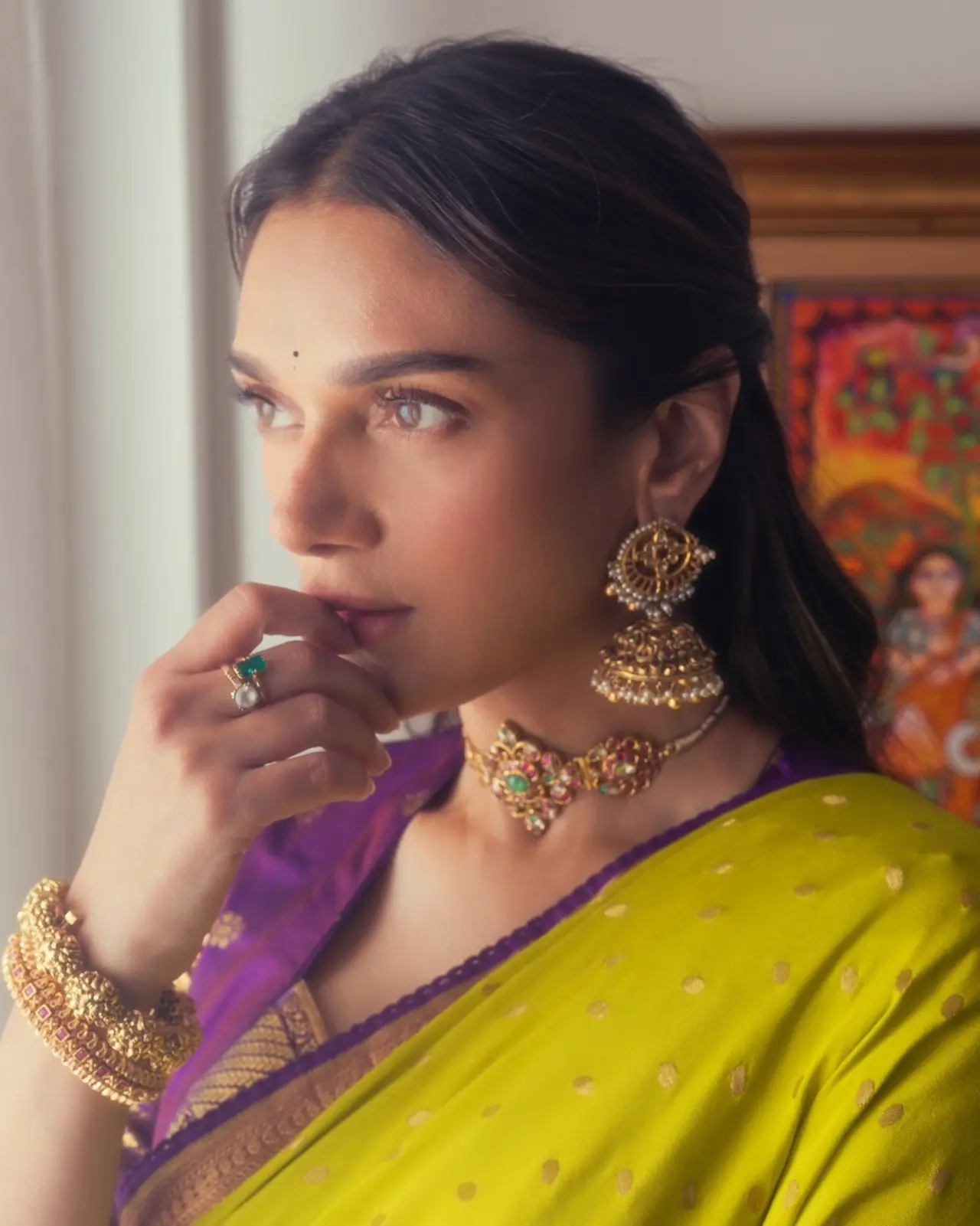 The temple borders, intricate zari work, and a quiet opulence show the charm of handloom.