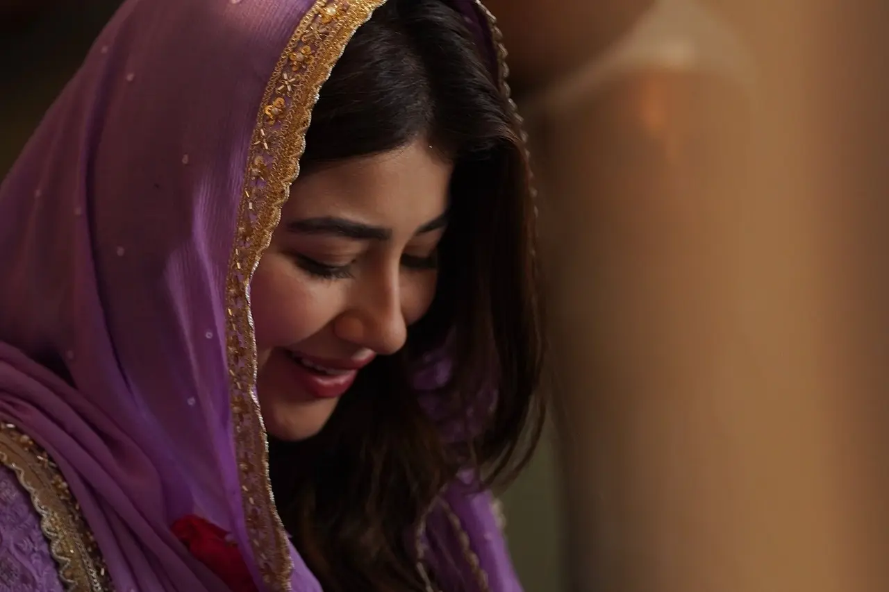 A candid photo captures Aditi in her role in the film.