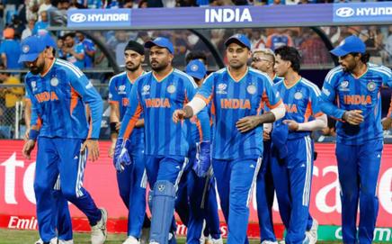 Indian players at Wankhede Stadium (Pic: BCCI)
