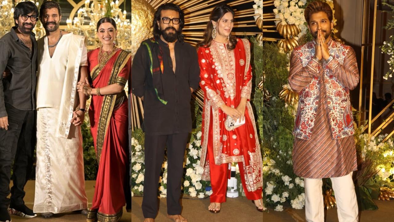 Inside Vijay Deverakonda–Rashmika Mandanna star-studded Hyderabad reception