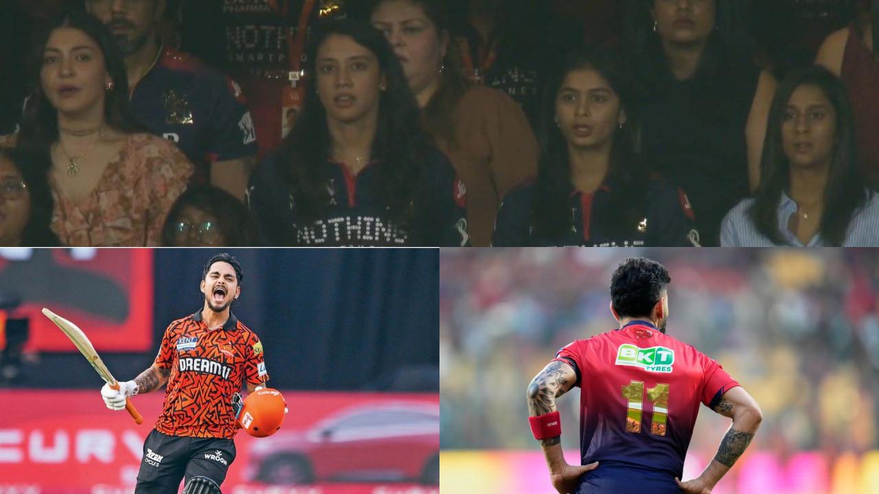 Anushka Sharma, Smriti Mandhana and others attend RCB-SRH match in Bengaluru