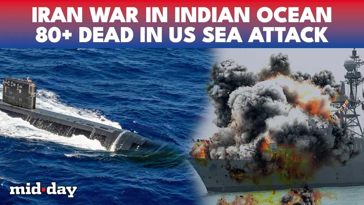 On cam: US submarine torpedo wipes out Iranian warship with 180 on board