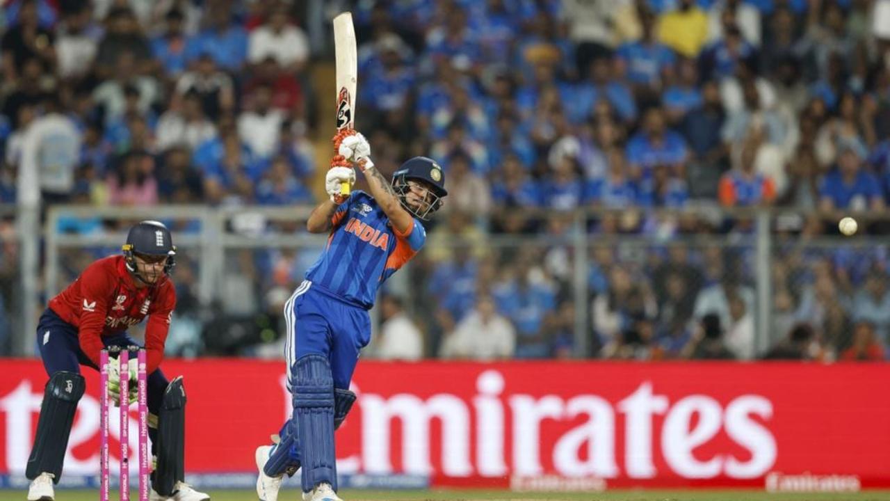 Ishan Kishan also accumulated 39 runs off just 18 deliveries. His knock was laced with four boundaries and two maximums (Pic: X/@BCCI)