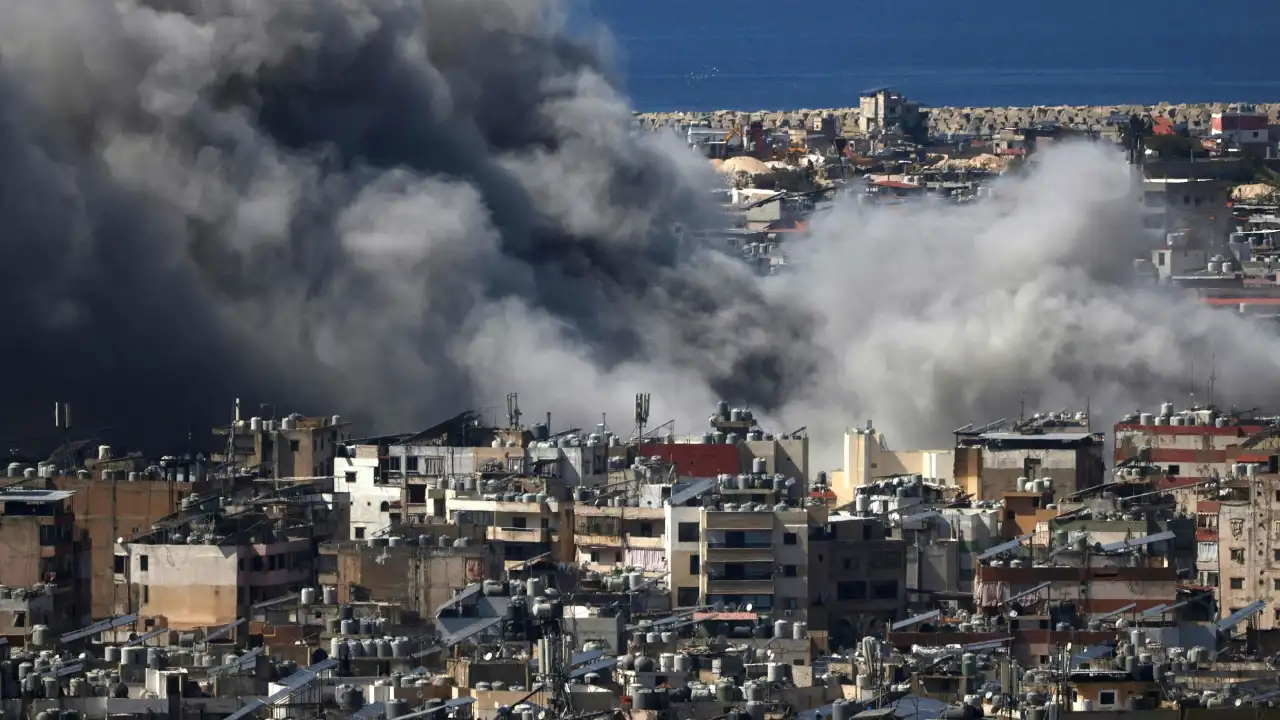 Israel launched at least three strikes Monday on Beirut's south, according to the state-run National News Agency and AFP correspondents