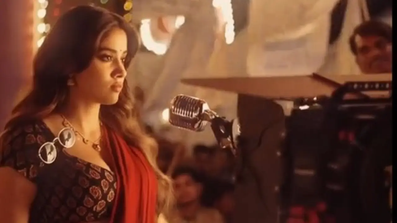 Ram Charan wishes Janhvi Kapoor on her birthday, shares Peddi BTS clip