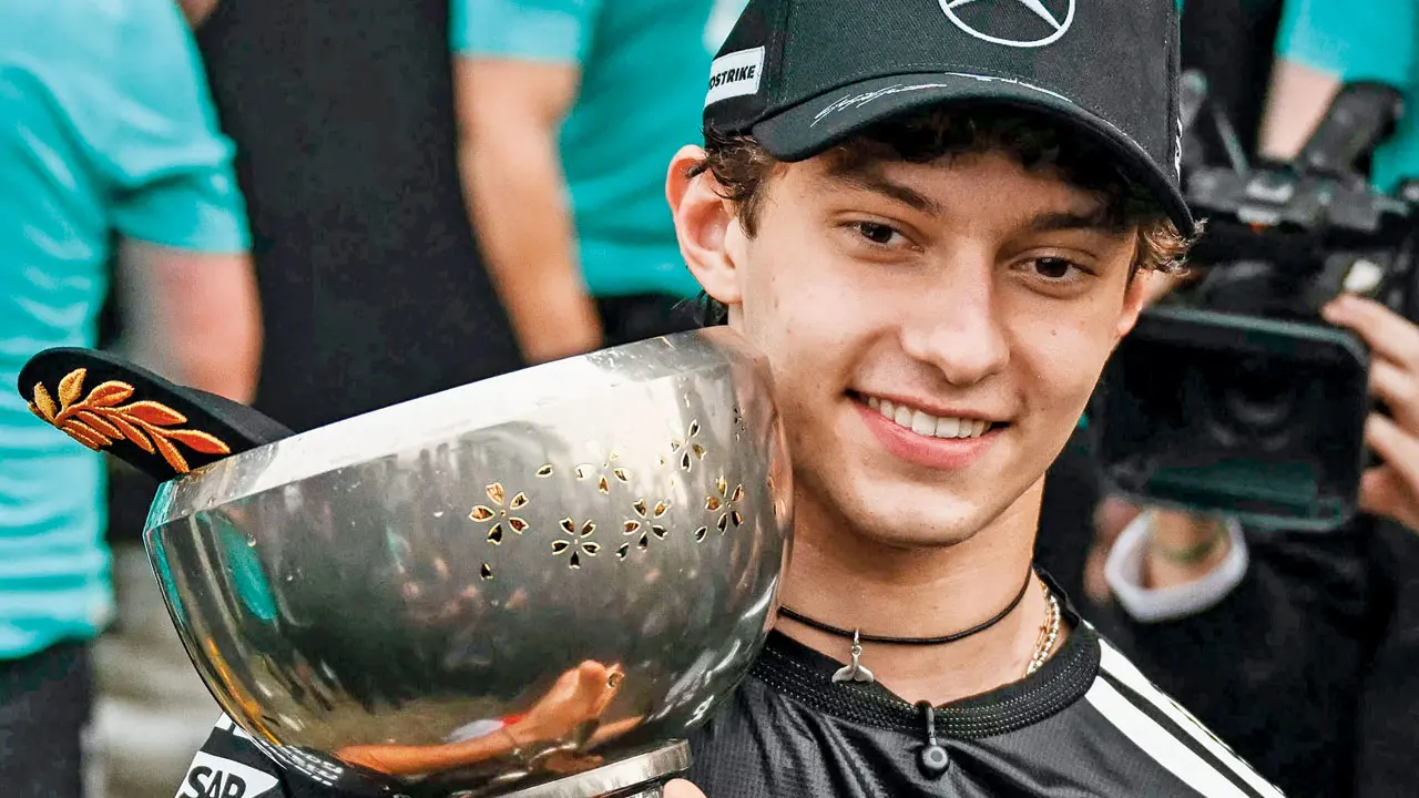 Kimi Antonelli becomes youngest F1 championship leader with Japanese GP win