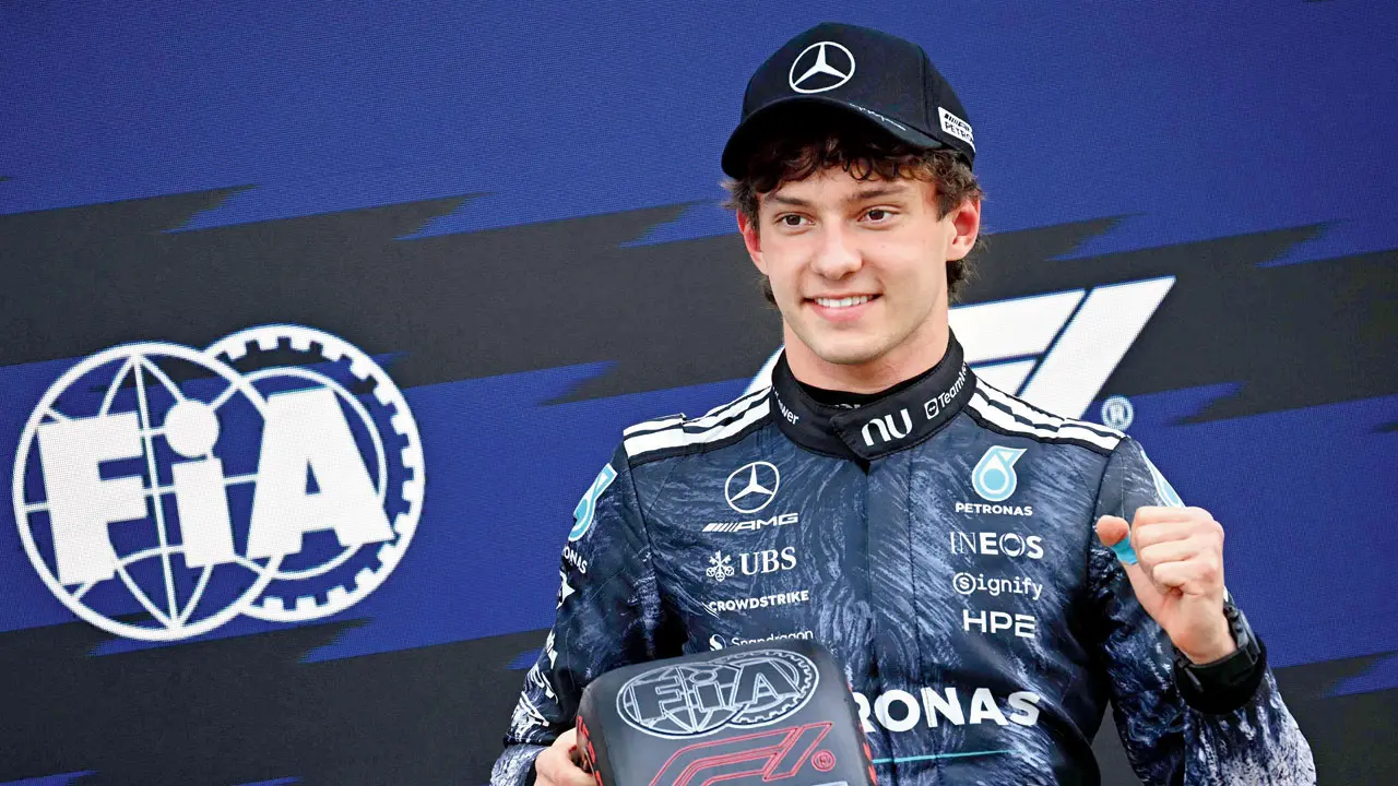 A clean and fun qualifying: Merc’s Kimi Antonelli on clinching pole