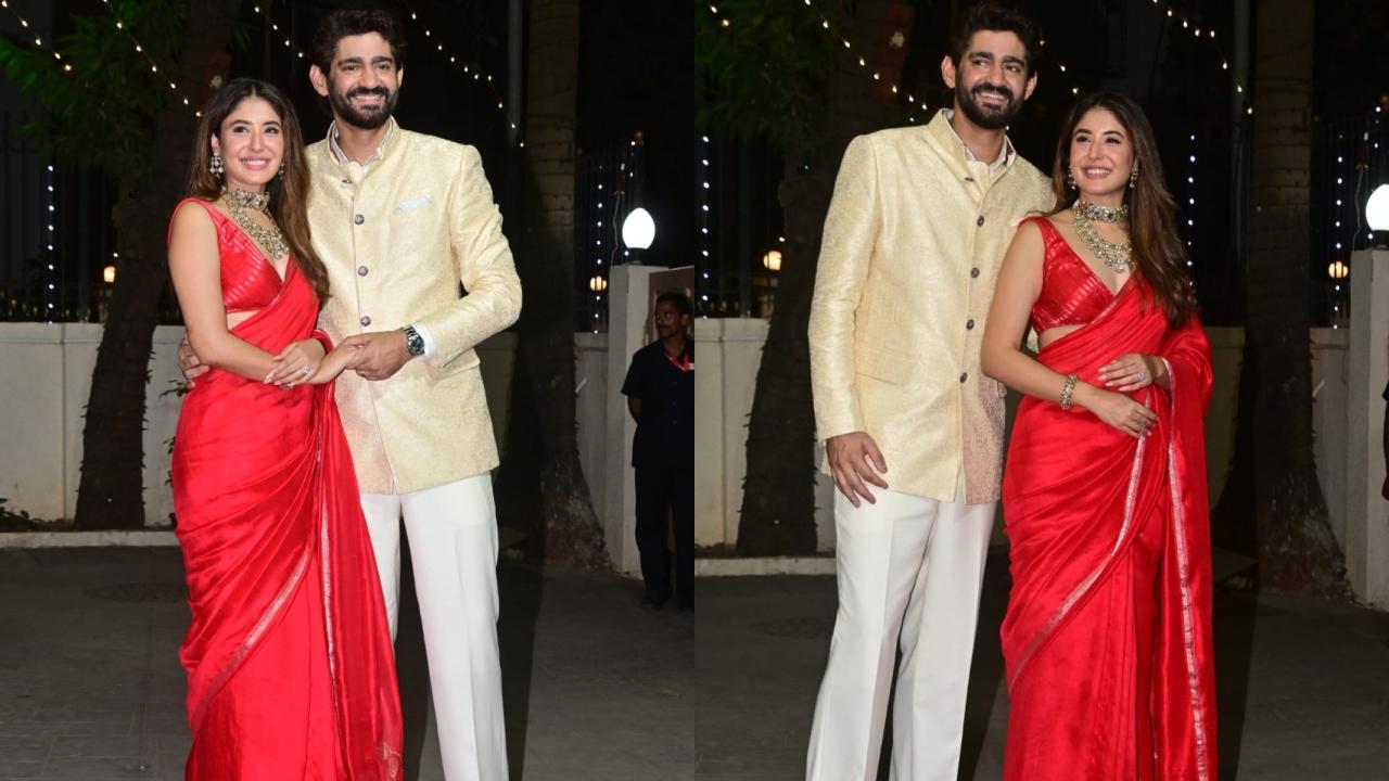 Kritika Kamra and Gaurav Kapoor make first public appearance as newlyweds