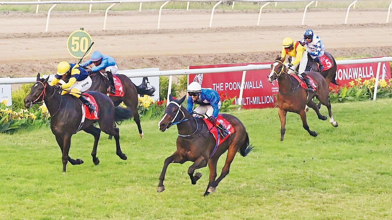 Carnival time at racing finale at the Mahalaxmi racecourse