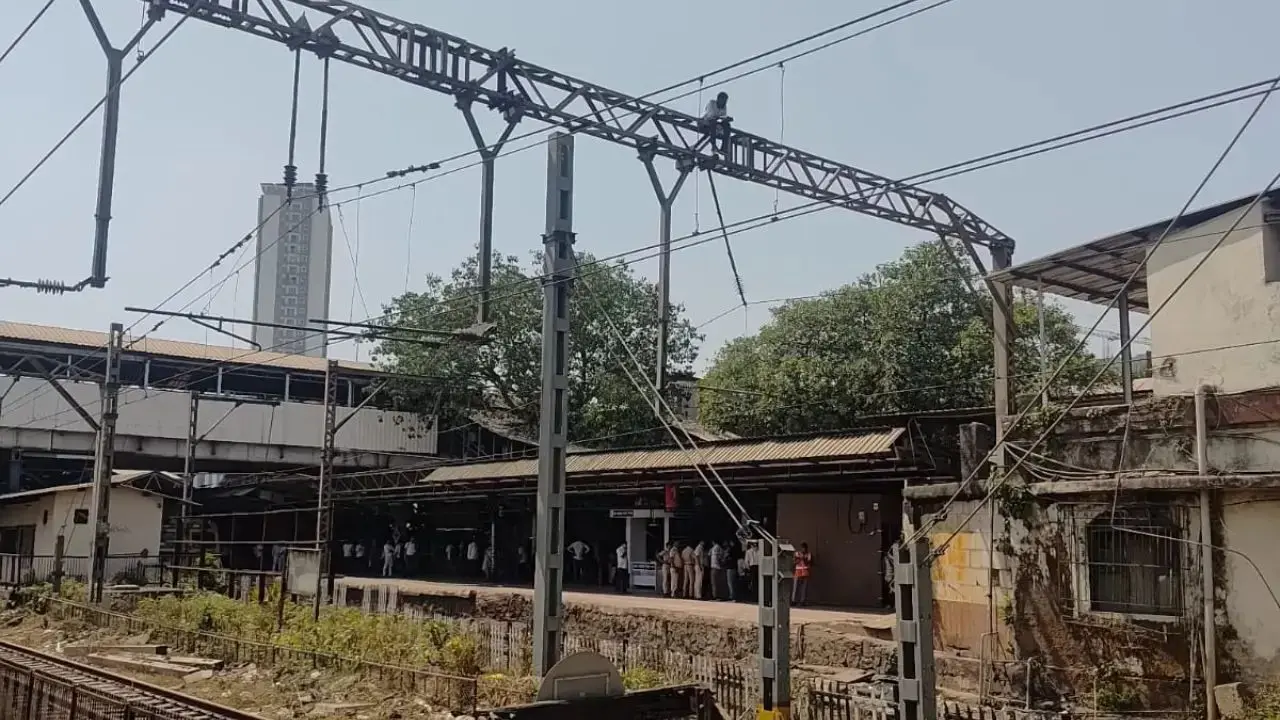 Mumbai LIVE: Trains services hit at Kalyan station after man climbs OHE mast
