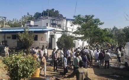 Police have arrested nine directors of the company in connection with the explosion. Pic/PTI