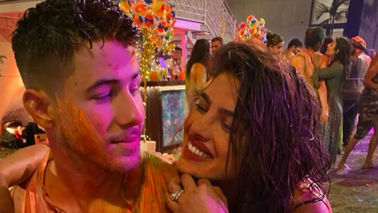 Nick Jonas shares adorable Holi throwback with Priyanka Chopra